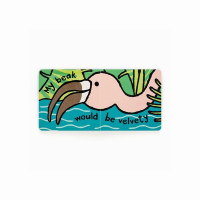 Jellycat If I Were A Flamingo Board Books USA | 18932VCHY